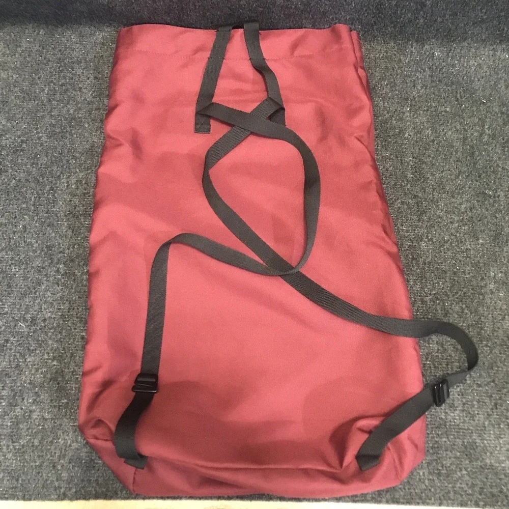 On Cloud Ambassador Maroon/Black  Running Backpack Sack Run Bag w/ Front Logo